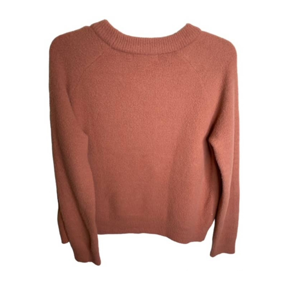 Philosophy Fuzzy Rose Color Pull Over Sweater Small - Picture 2 of 4